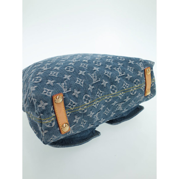 Louis Vuitton Monogram Denim Baggy GM Shoulder Bag Blue - Picture 9 of 9